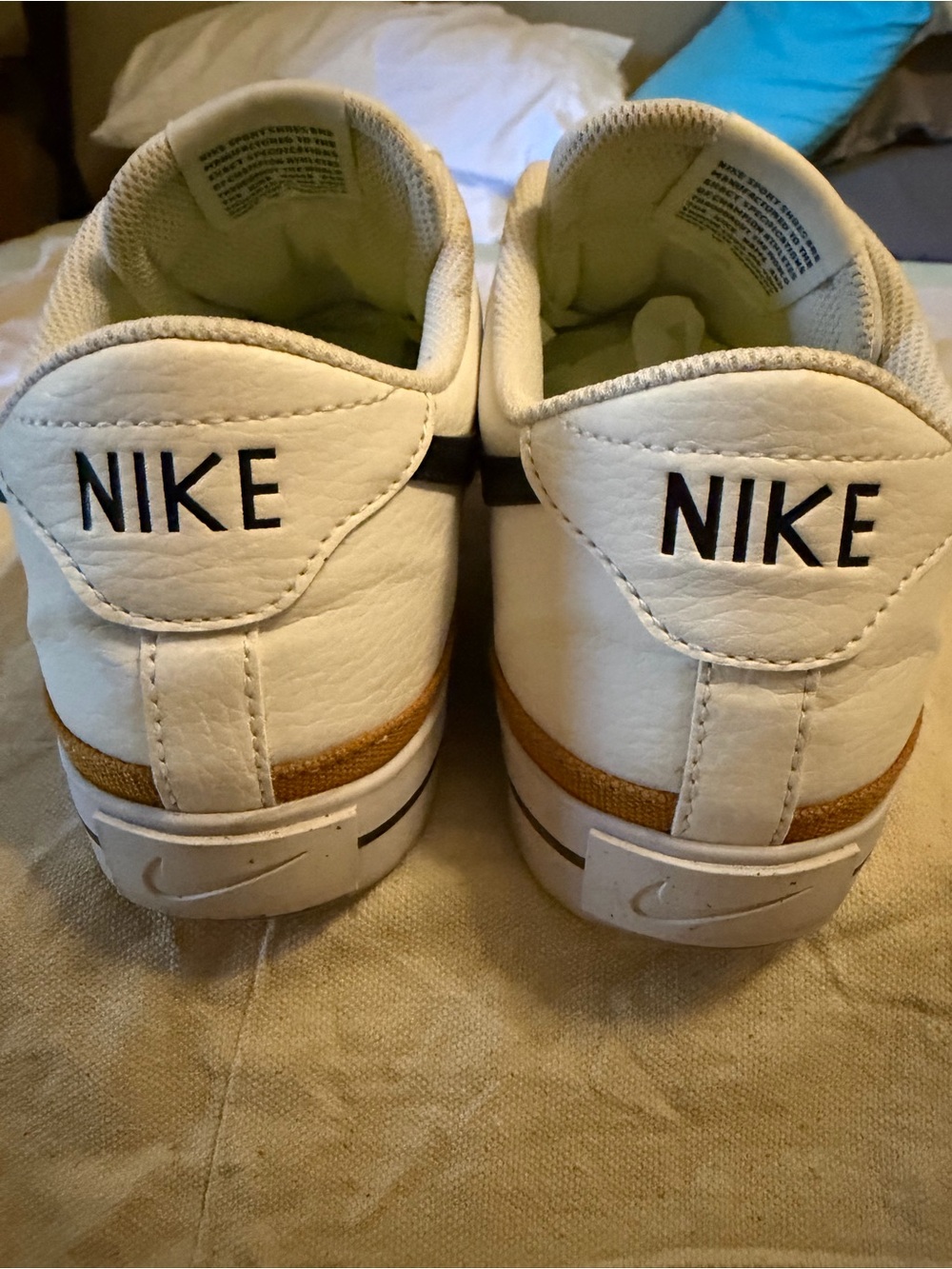 Nike Court Legacy Next Nature White Desert Ochre Sneakers Women’s 11 - Picture 5 of 10